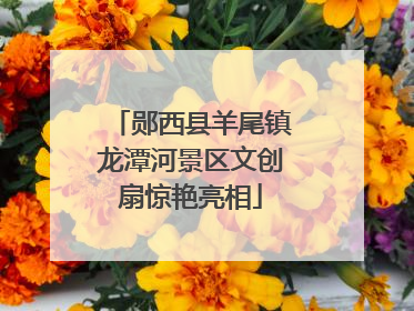 郧西县羊尾镇龙潭河景区文创扇惊艳亮相