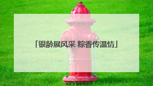 银龄展风采 粽香传温情