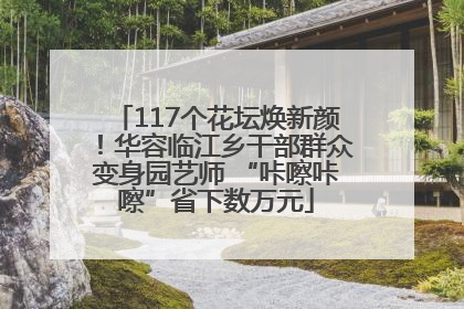117个花坛焕新颜！华容临江乡干部群众变身园艺师 “咔嚓咔嚓”省下数万元