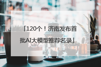 120个！济南发布首批AI大模型推荐名录