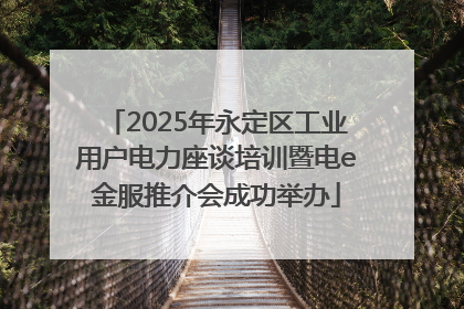 2025年永定区工业用户电力座谈培训暨电e金服推介会成功举办