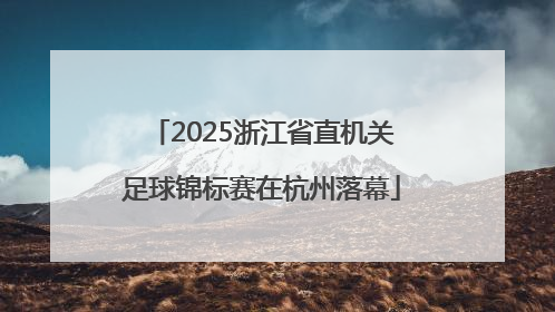 2025浙江省直机关足球锦标赛在杭州落幕